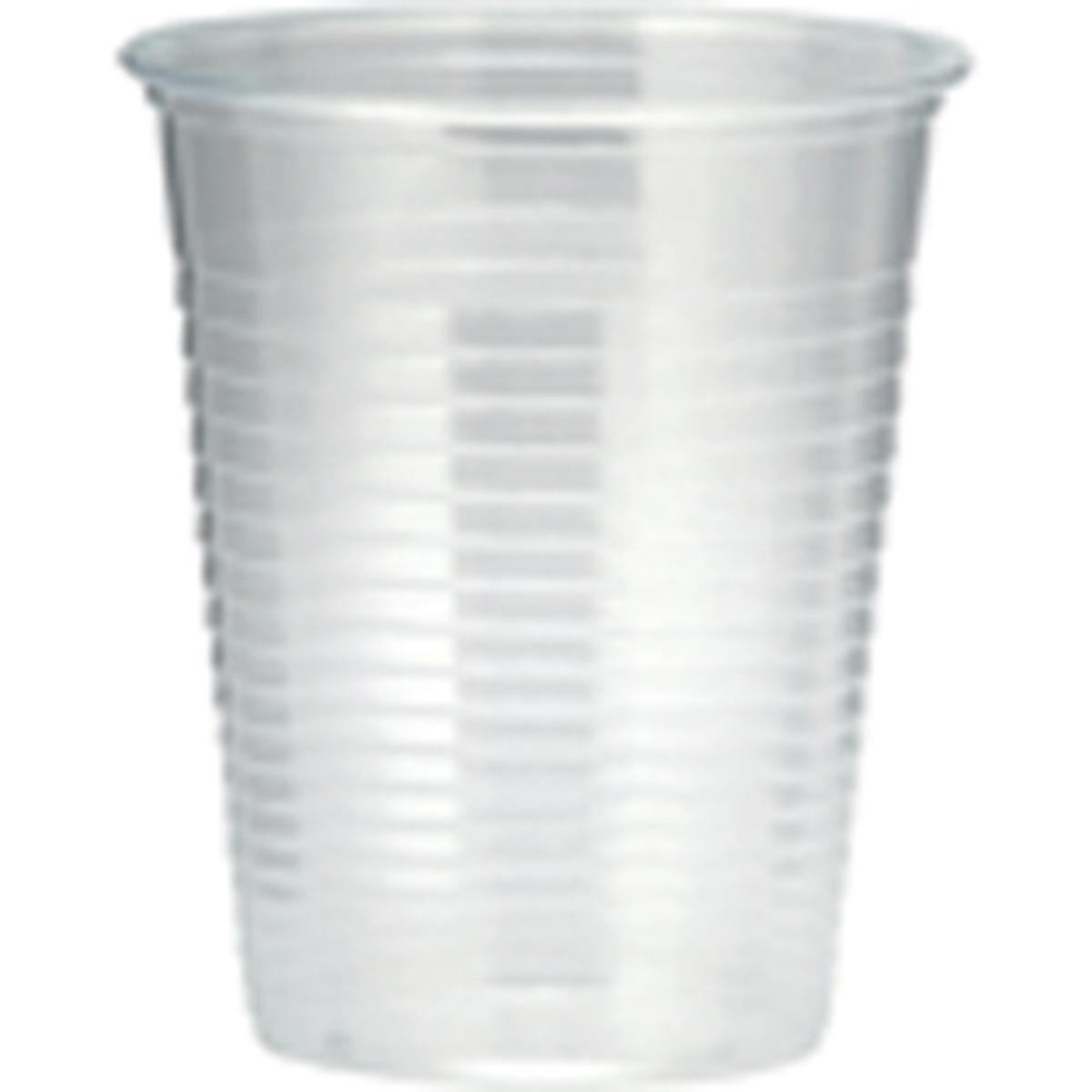 Lot de 50 verres à bière en plastique transparent Gappy