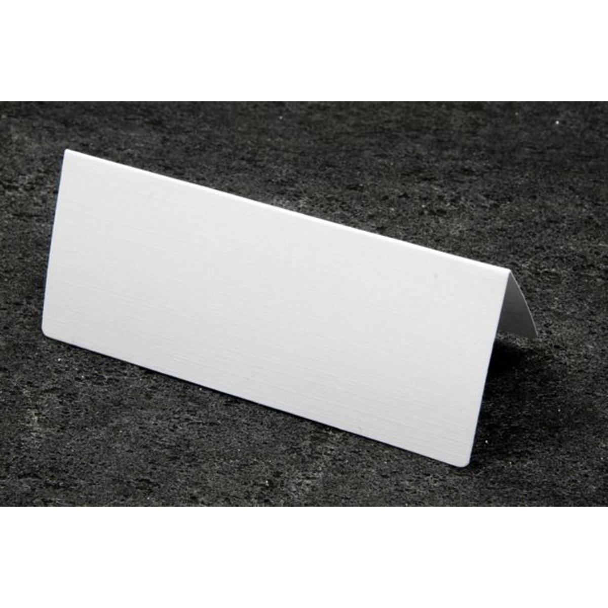 cartes de table collection  soie x 6 blanc