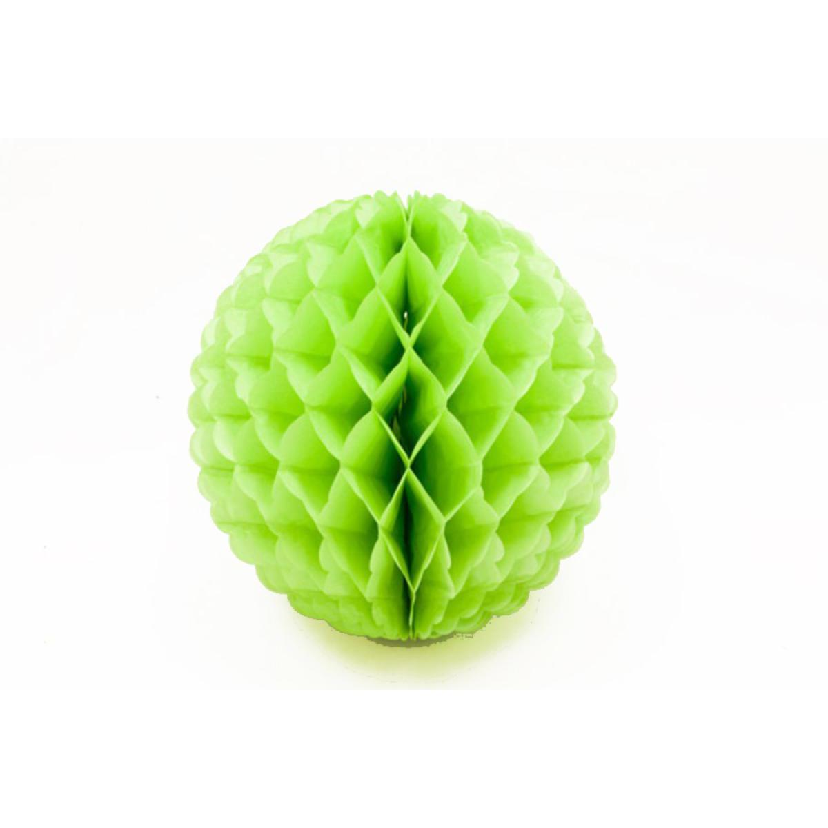 Boule décorative - Papier - 25 cm - Vert