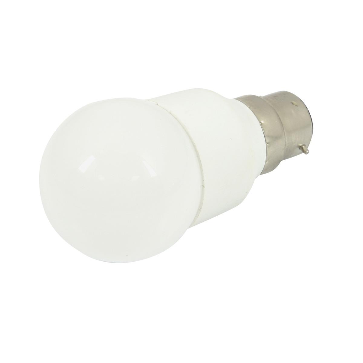 Ampoule ronde 18 LED B22 - 12 x 5 x 15 cm - Blanc