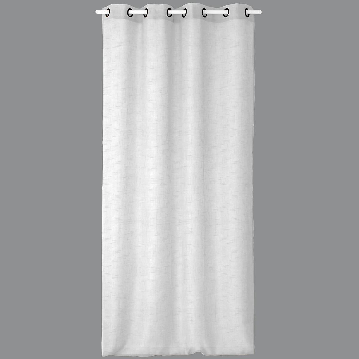 Panneau à oeillets - 100% polyester - 140 x 240 cm - Blanc