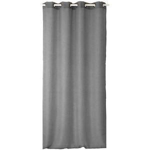 Panneau à oeillets - 100% polyester - 140 x 240 cm - Gris