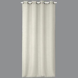 Panneau à oeillets - 100% polyester - 140 x 240 cm - Beige