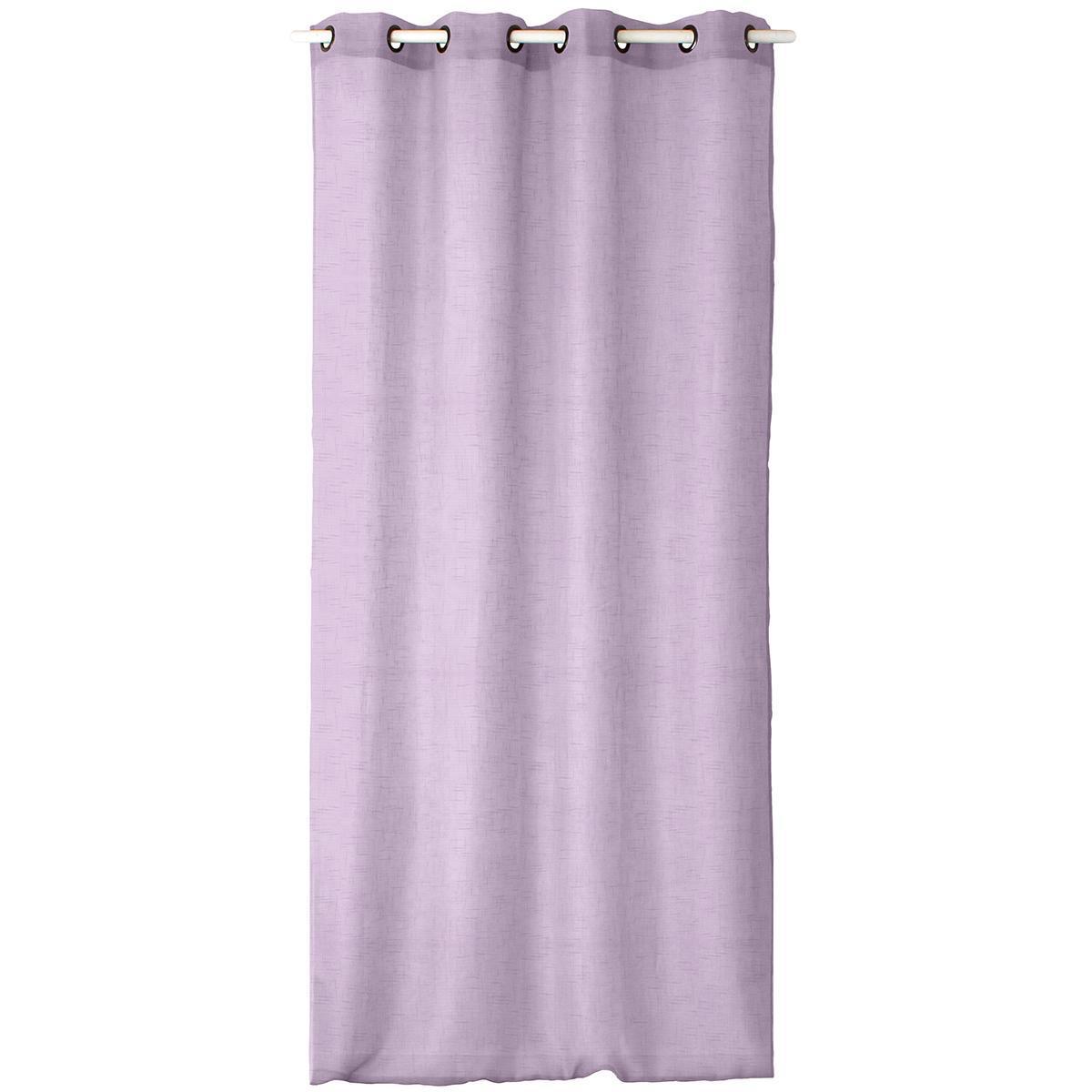Panneau à œillets - 100% polyester - 140 x 240 cm - Violet parme