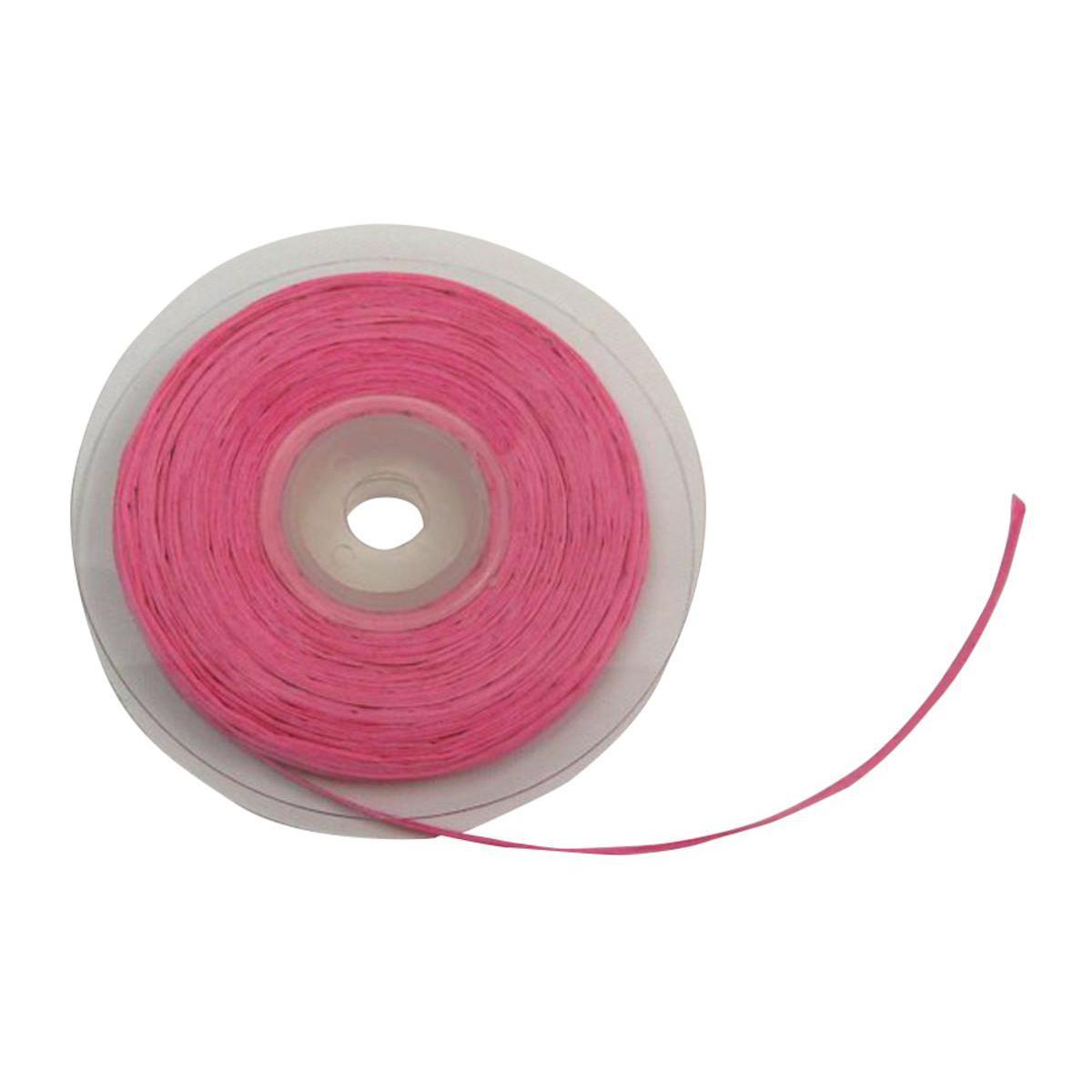 Raphia en papier - 7 mm x 25 m - Rose fushia