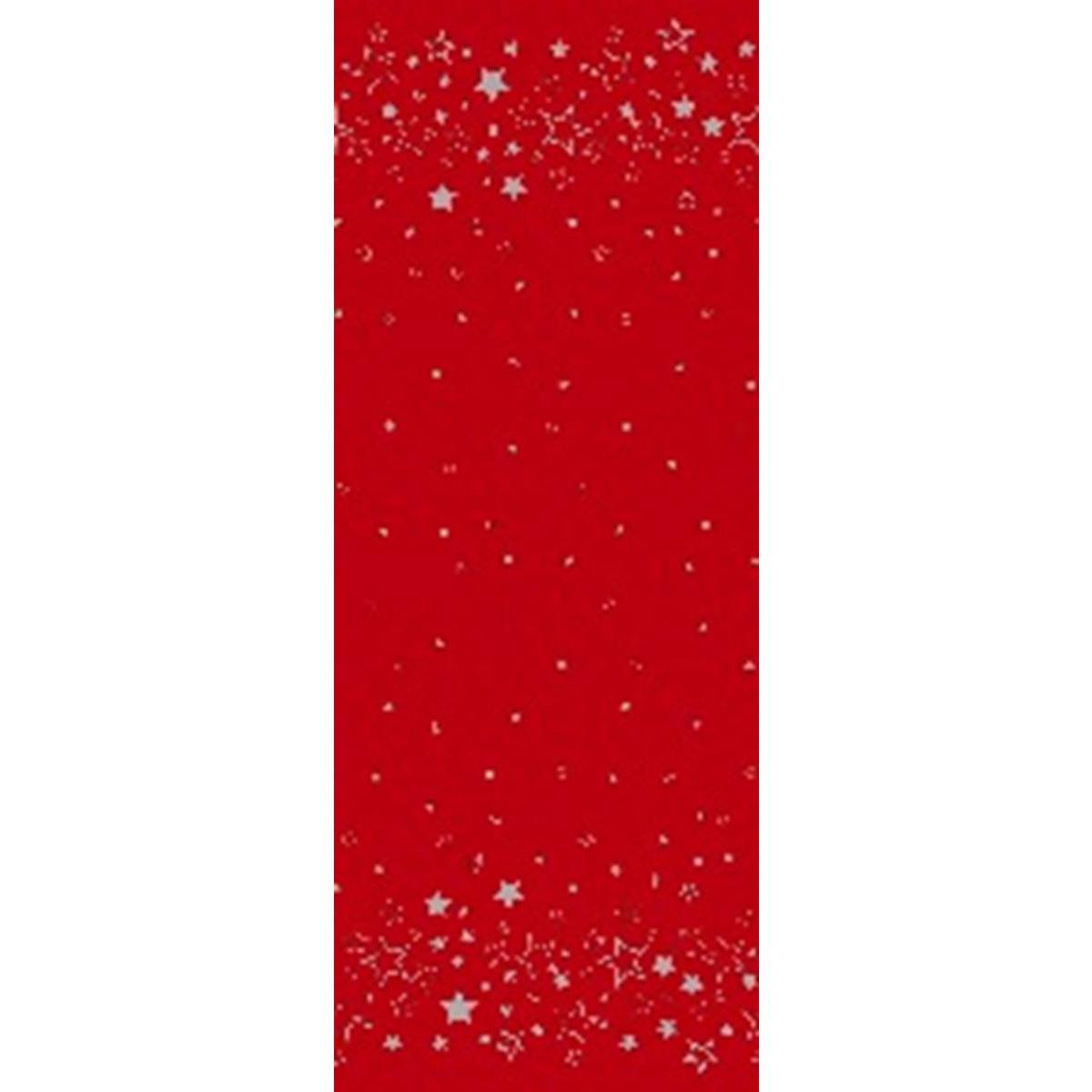 Nappe - Papier - 6 x 1,18 m - Rouge
