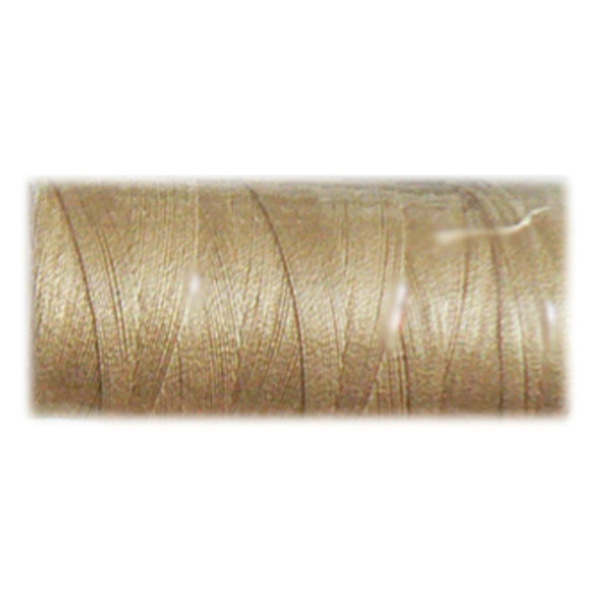 Bobine de fil - 100% polyester - 500 m - Marron clair