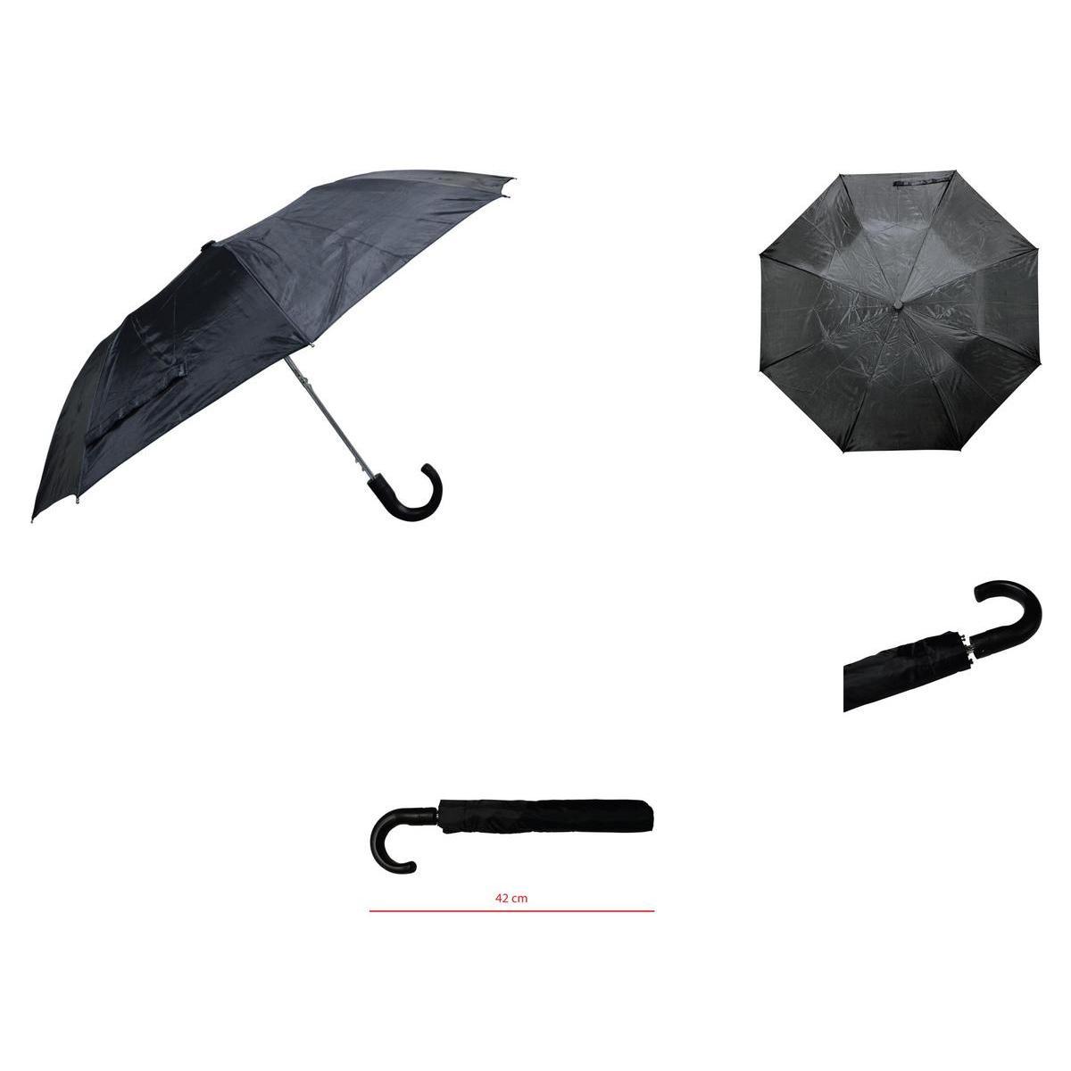 Parapluie - Polyester - Ø 85 cm - Noir