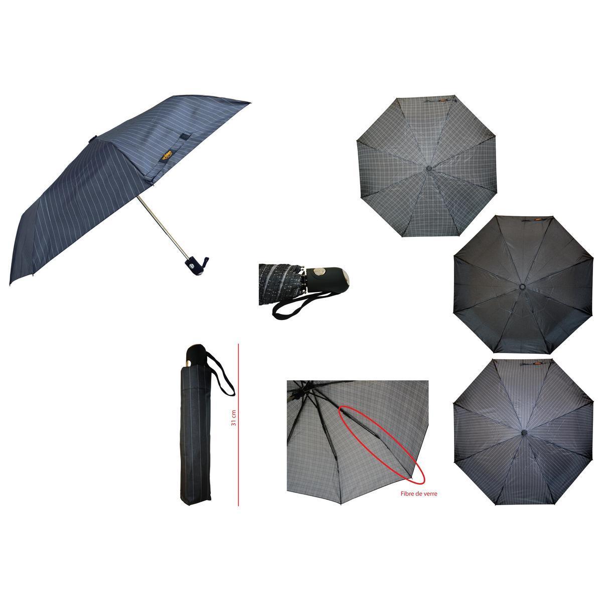 Parapluie - Polyester - Ø 92 cm - Noir