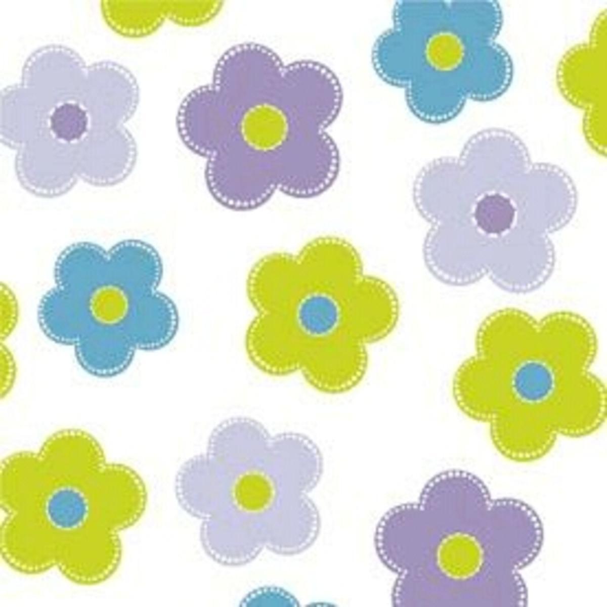 Lot de 20 serviettes 3 plis Isabelle - Multicolore