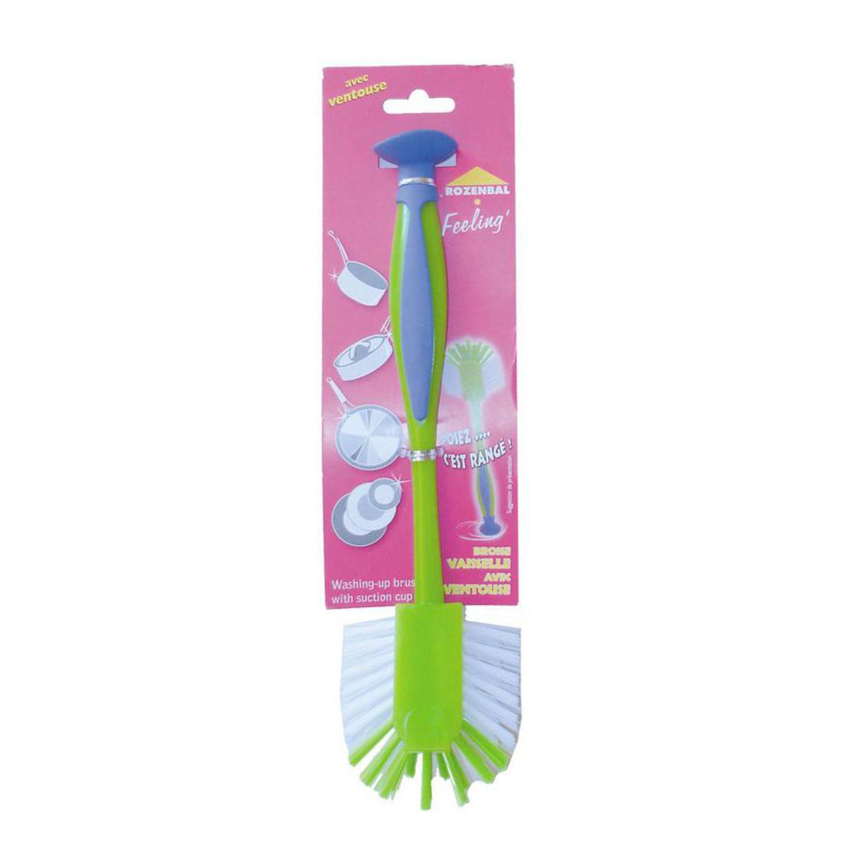 Brosse à vaisselle - Polypropylène - 6 x 5 x 29,5 cm - Vert