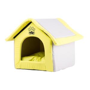 Maison pour chien - Hauteur 42 cm - Gris, Vert