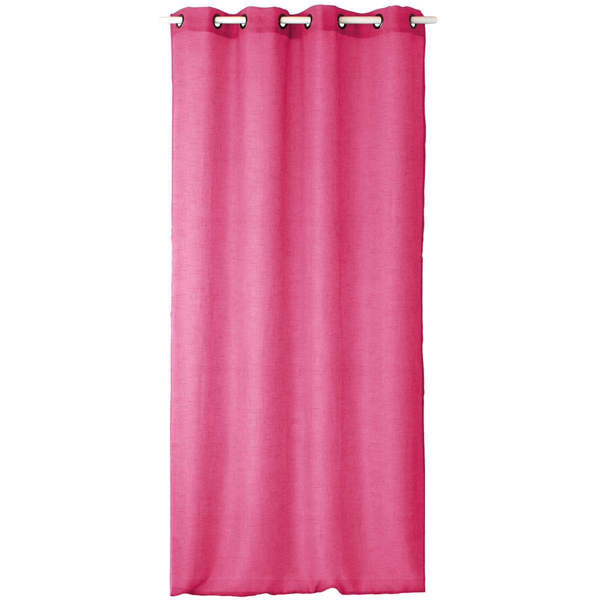 Panneau à œillets - 100% polyester - 140 x 240 cm - Rose