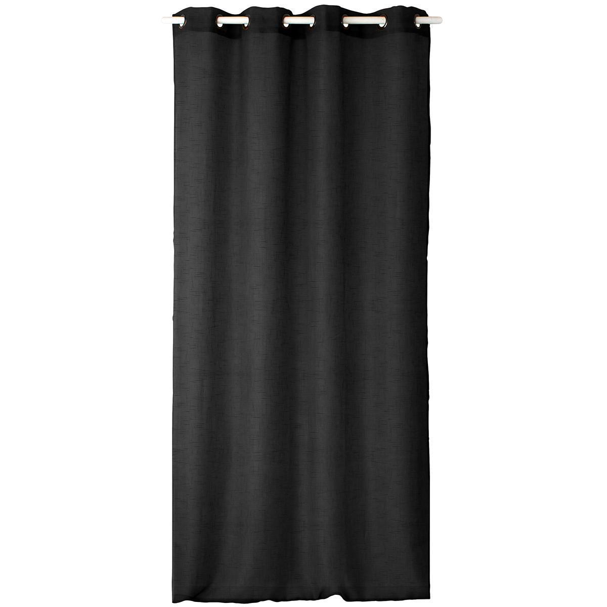 Panneau à œillets - 100% polyester - 140 x 240 cm - Noir