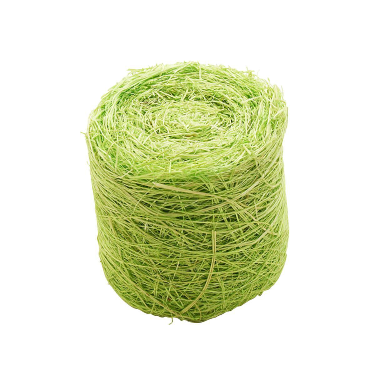 Ruban en abaca - 7 cm x 5 m - Vert menthe