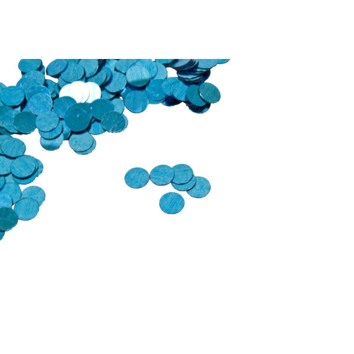 Confettis de table pastille - Plastique - 10 gr. - Bleu turquoise
