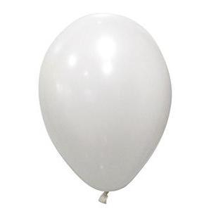 10 ballons gonflables opaques - Latex - ø 25 cm - Blanc