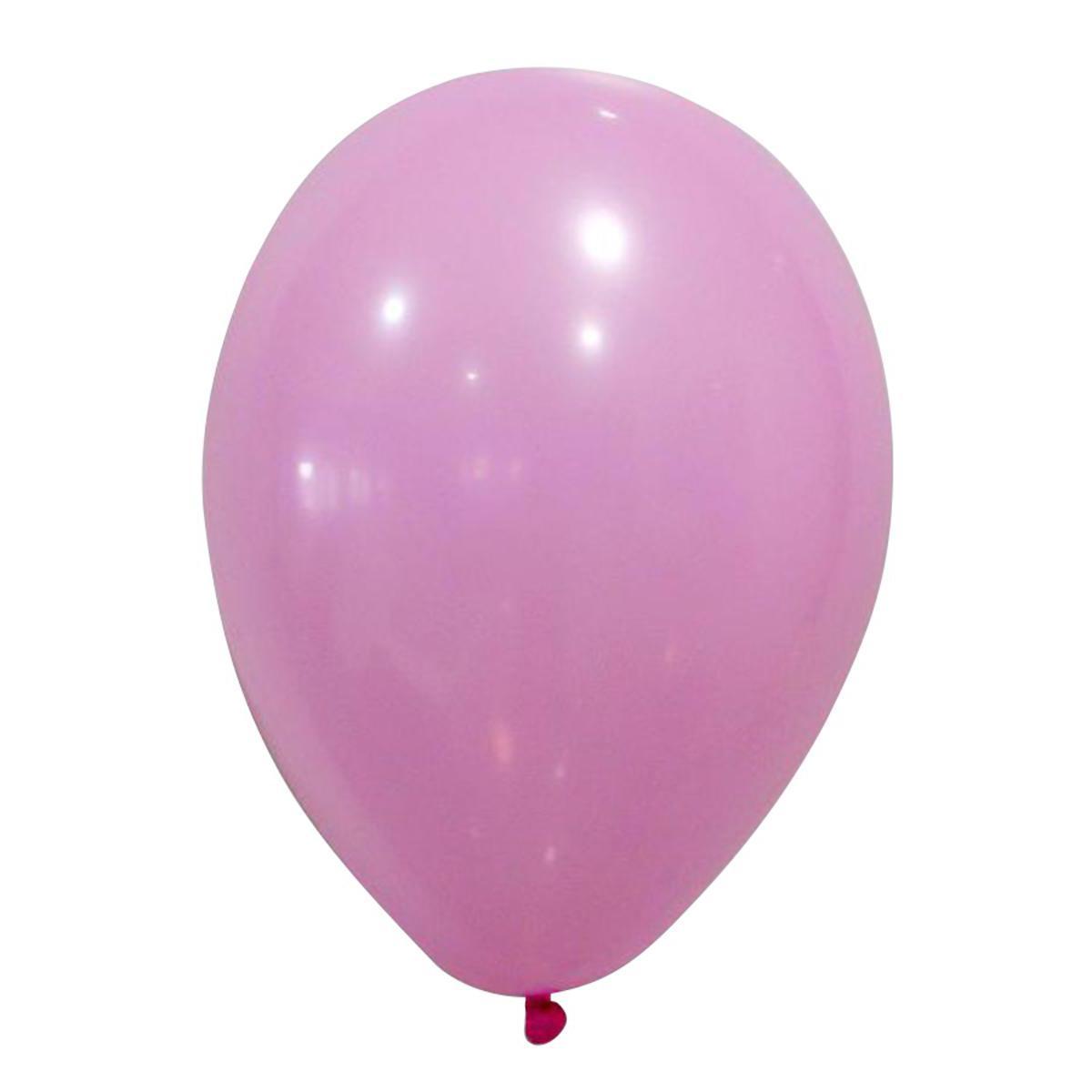 10 ballons gonflables opaques - Latex - ø 25 cm - Rose
