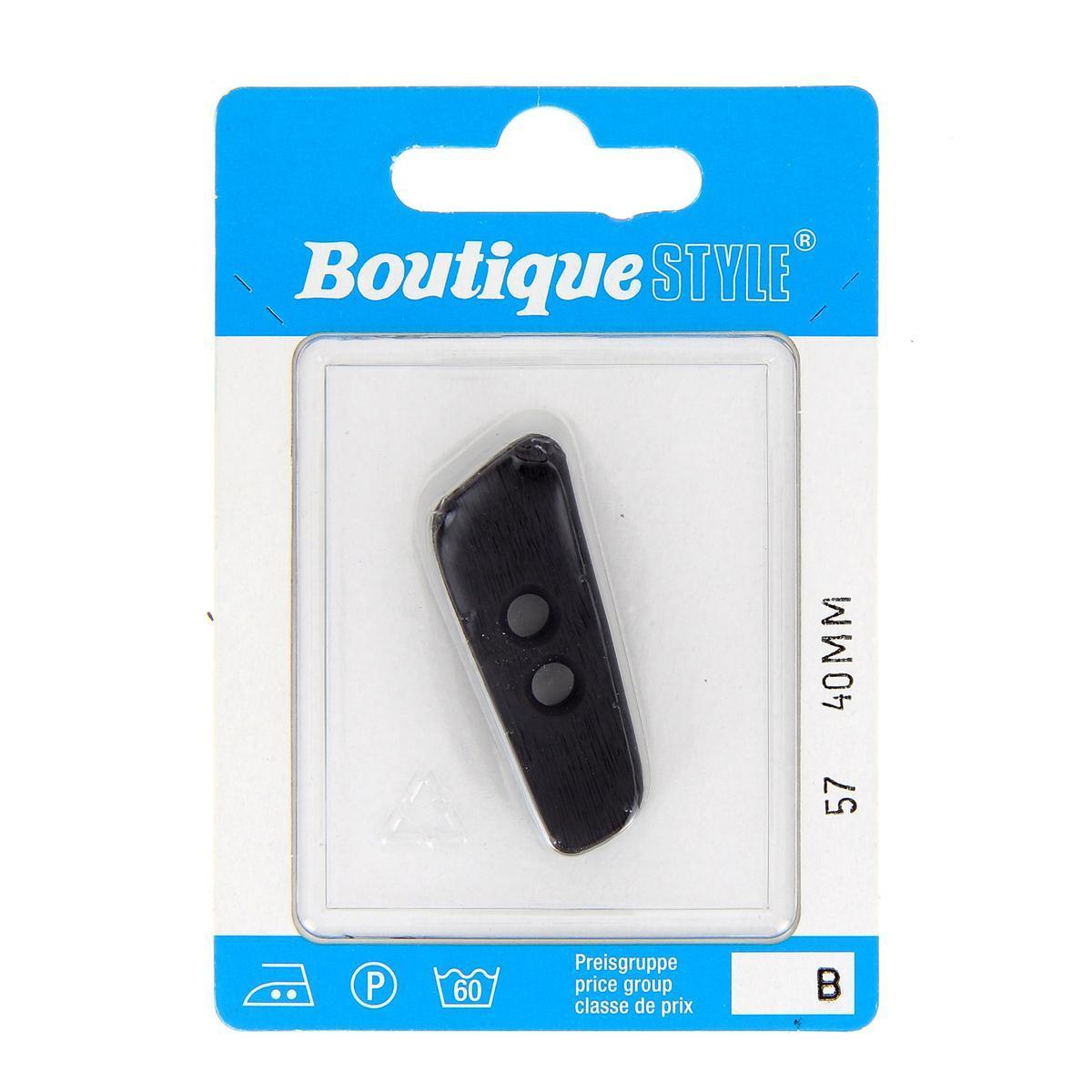 Bouton - Plastique - Ø 40 mm - Noir