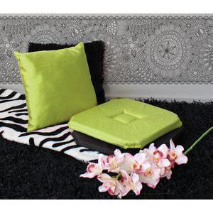 Galette de chaise - 100% polyester - 40 x 40 cm -Vert