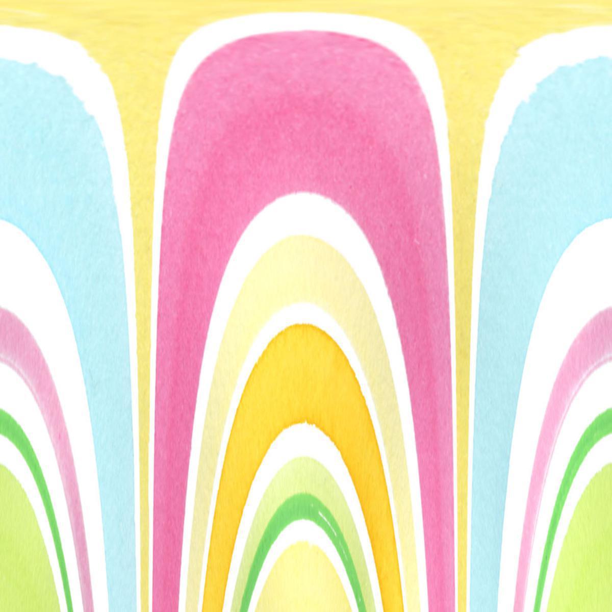 Lot de 20 serviettes imprimées Lollypop - 33 x 33 cm - Ouate de Cellulose - Multicolore