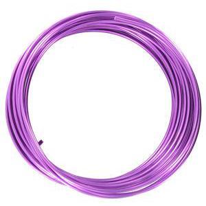 Fil - Aluminium - Longueur 2 m - Violet