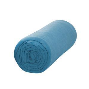 Drap housse pour matelas 100% coton - 140 x 190 cm - Bleu mer du sud
