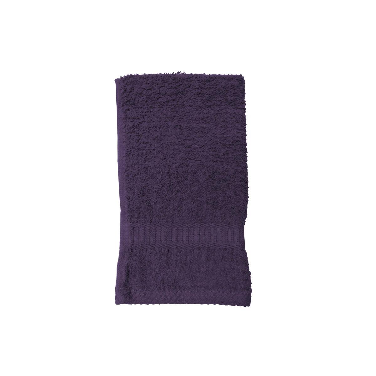 Serviette de toilette - 30 x 50 cm - violet deep purple