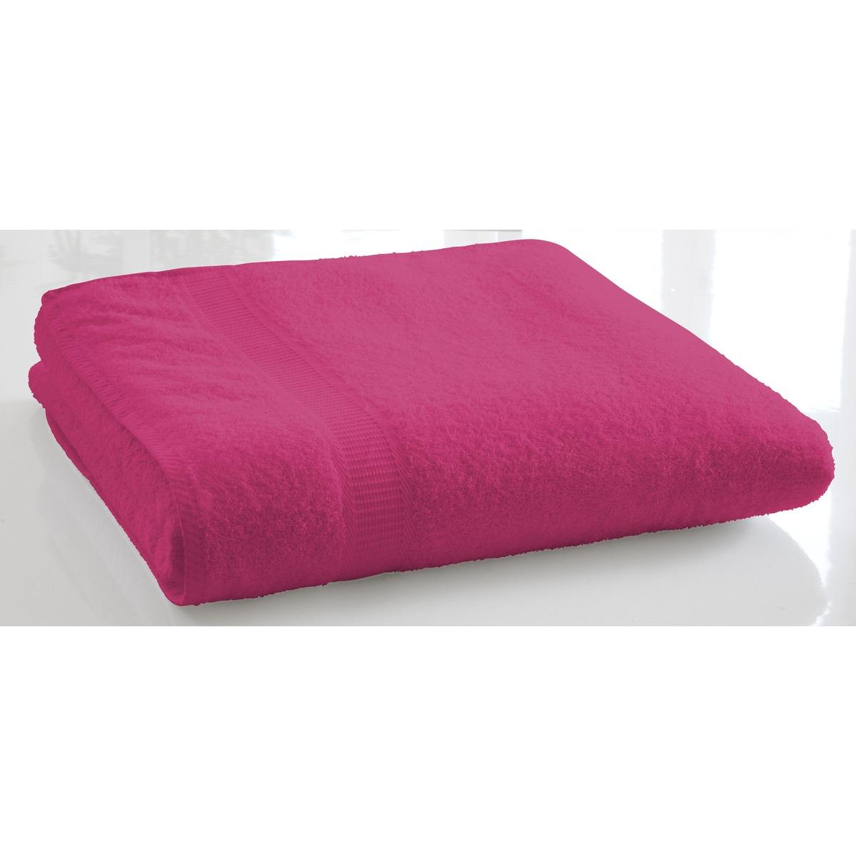 Drap de bain - 90 x 150 cm - Rose jus de myrtille