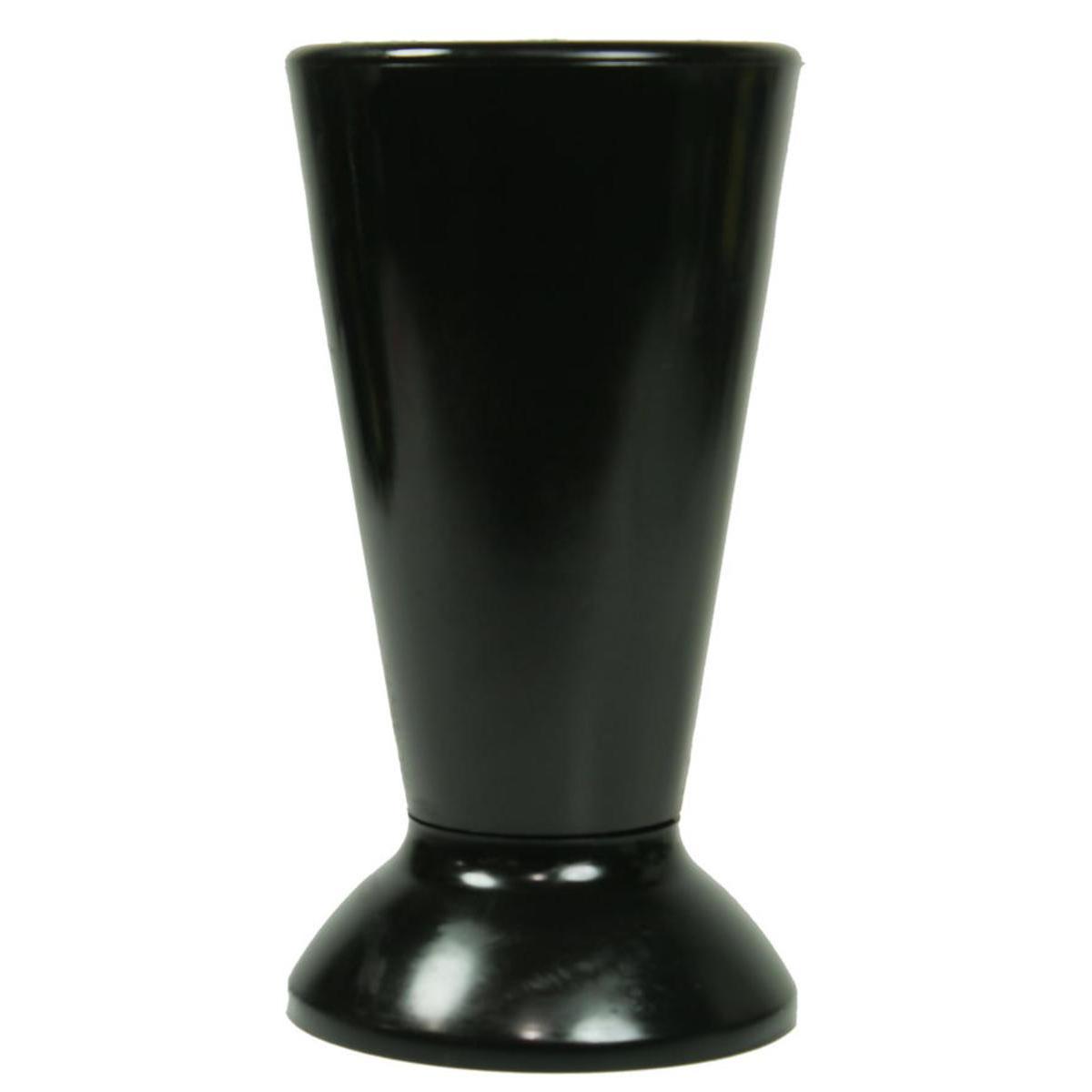 Vase - Plastique - Hauteur 25 cm - Noir