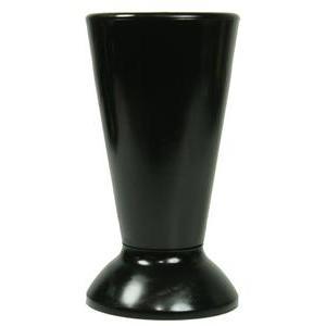 Vase - Plastique - Hauteur 25 cm - Noir