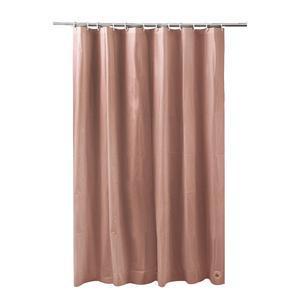 Rideau de douche en peva - 180 x 200 cm - Marron taupe