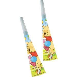 Lot de 6 trompettes Winnie en carton - Multicolore