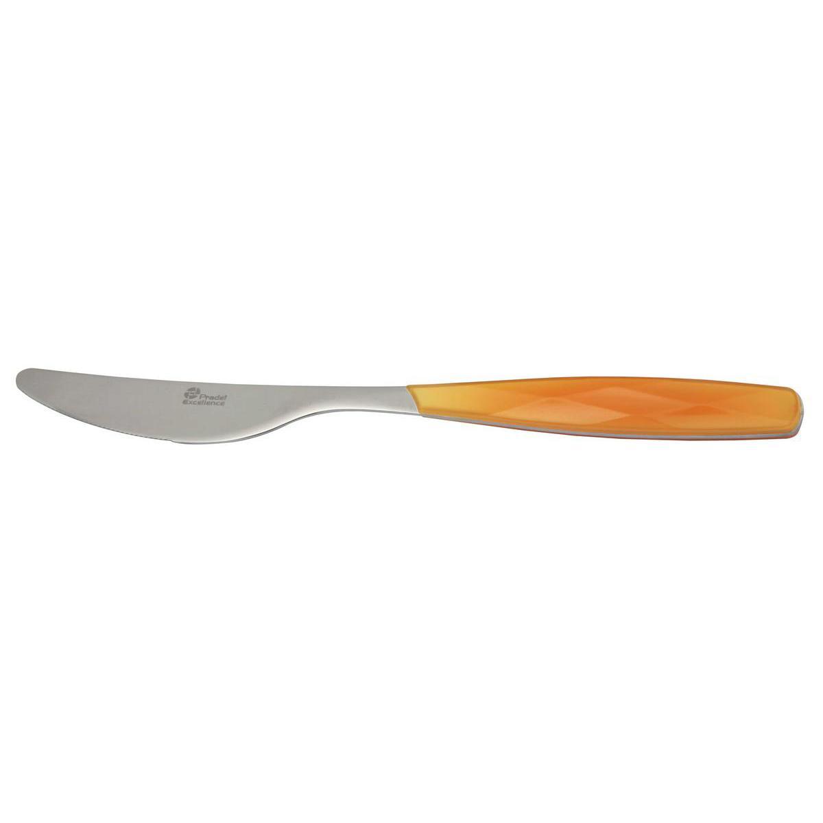 Couteau table excellence - Acier inoxydable - 22,5 cm Orange