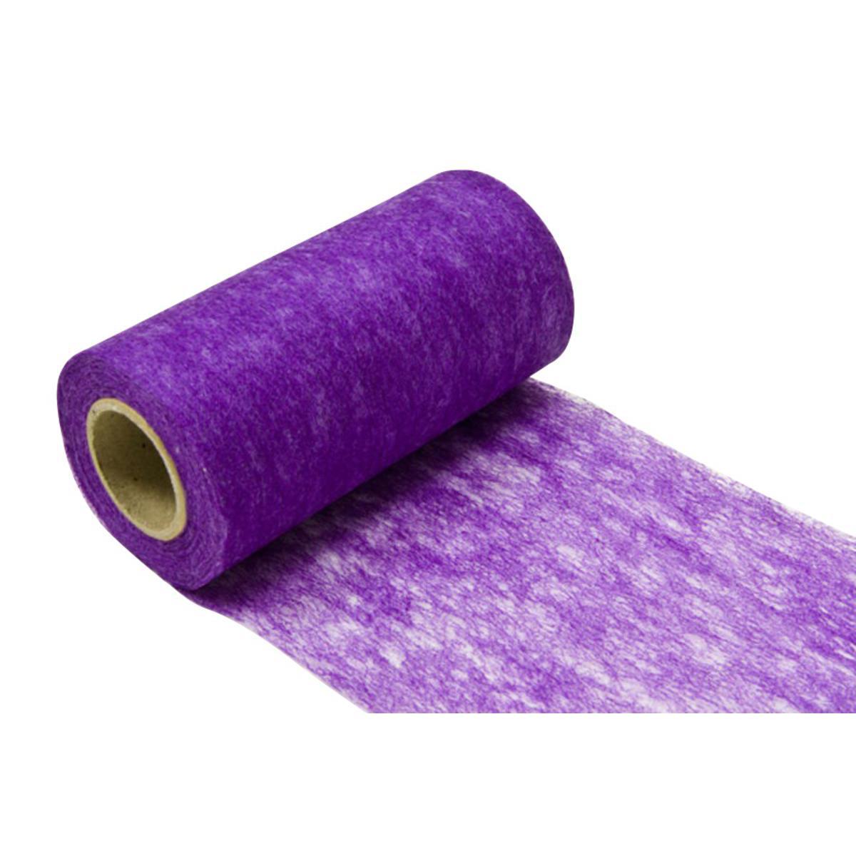 Rouleau intissé - Tissu non tissé - 10mx10cm - Violet