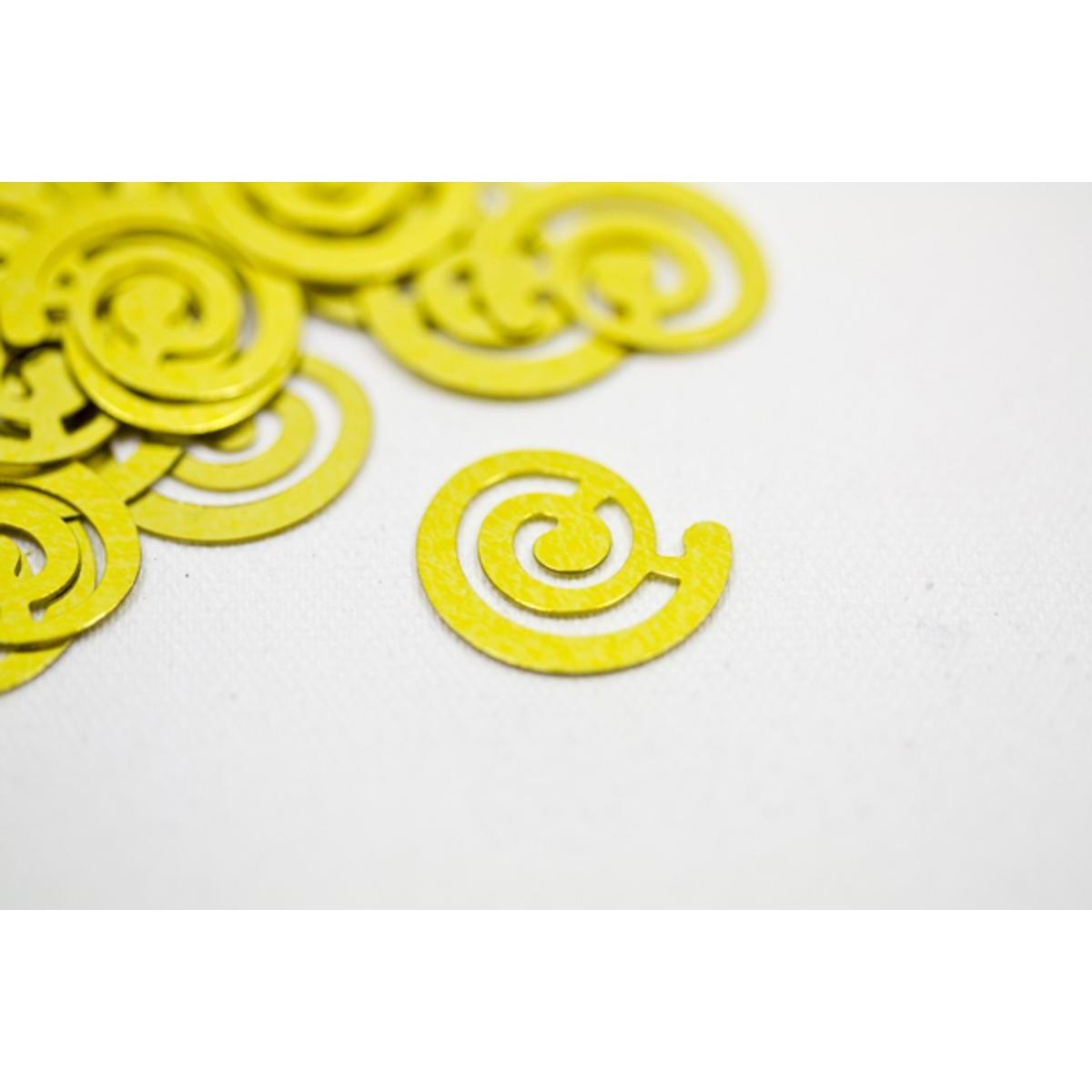 Confetti de table 'spiralé fantaisie ' (10 g) - 1.5 x 1.5 cm - Or