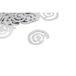 Sachet de confettis Spirales - Plastique - 10g - Argent