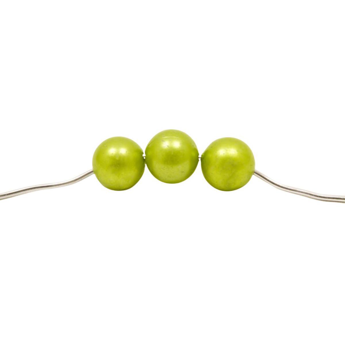 Sachet de perles de table - PVC - Diamètre 1,8cm - Vert
