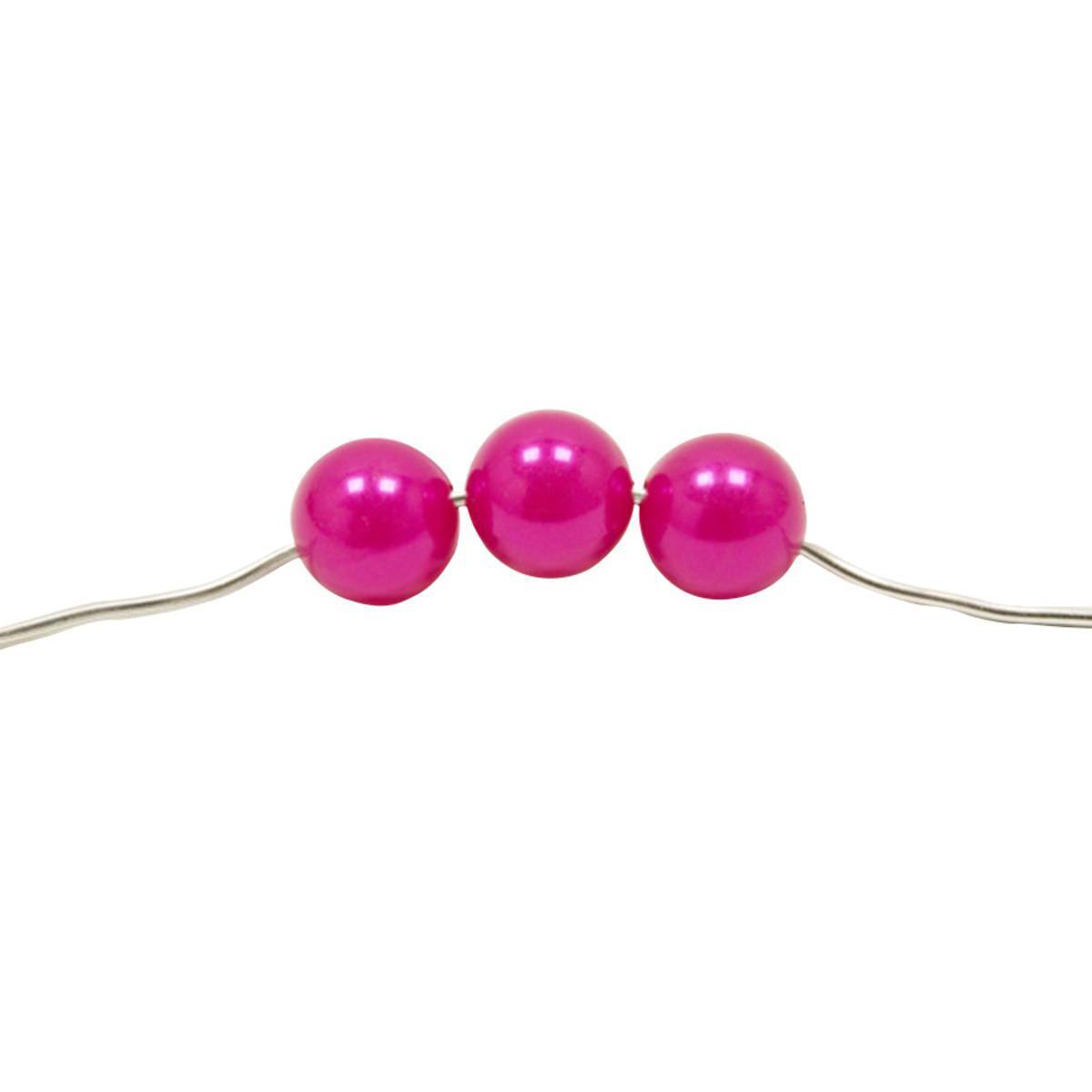 Sachet de perles de table- PVC - Diamètre 1,8cm  - Rose