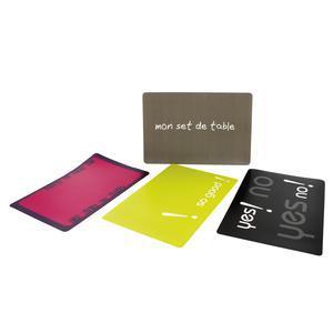 Set de table- PVC - 30 x 45 cm - Multicolore