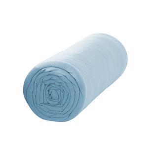 Drap housse pour matelas en jersey - 90 x 190 cm - Bleu portofino