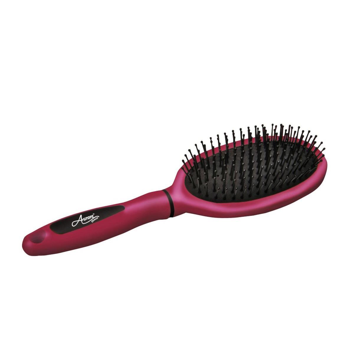 Brosse maxi à soufflet ovale 260 mm x 90 mm fuschia/white