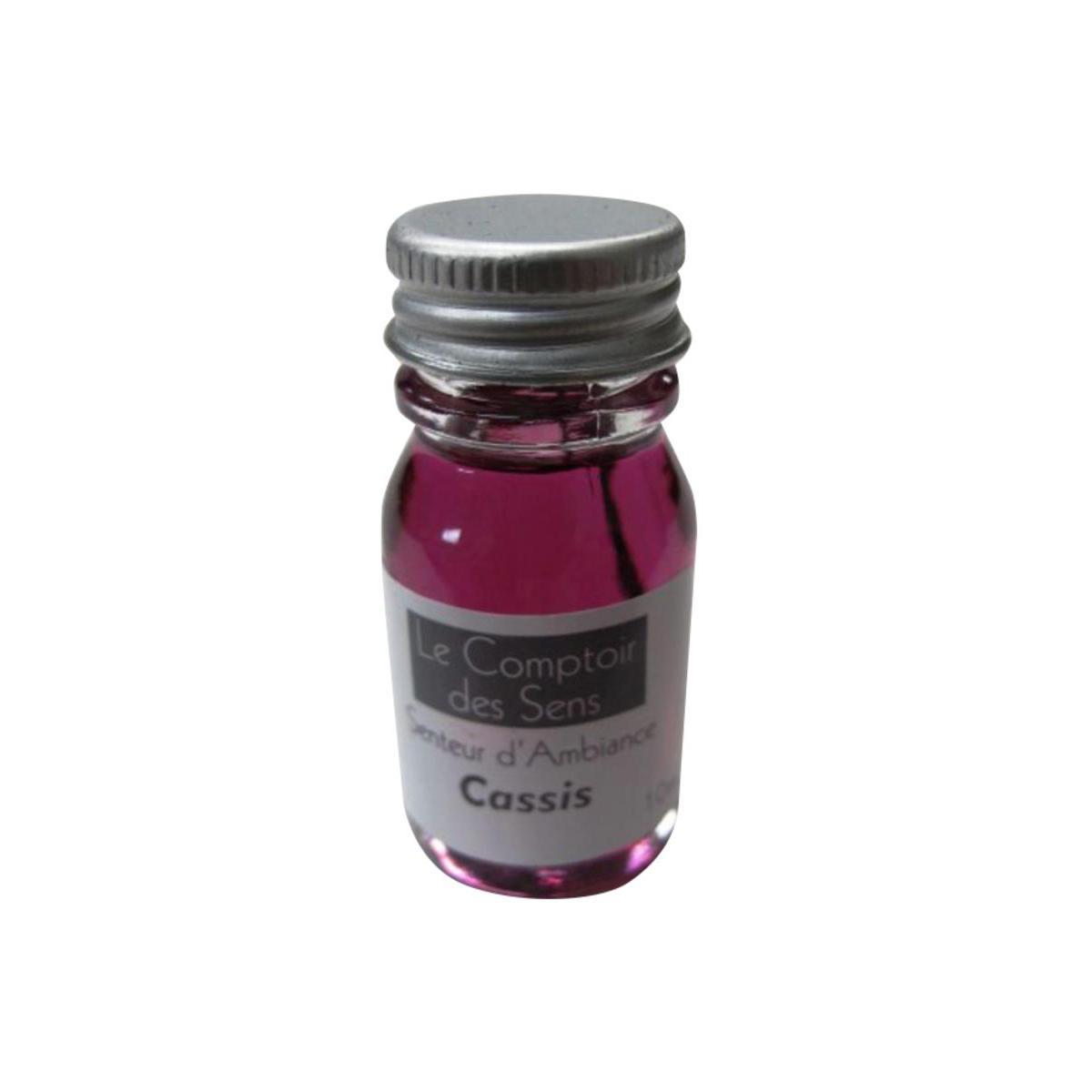 Extrait senteur cassis - Verre - D 2,5 x 5 cm - 10 ml - Rose