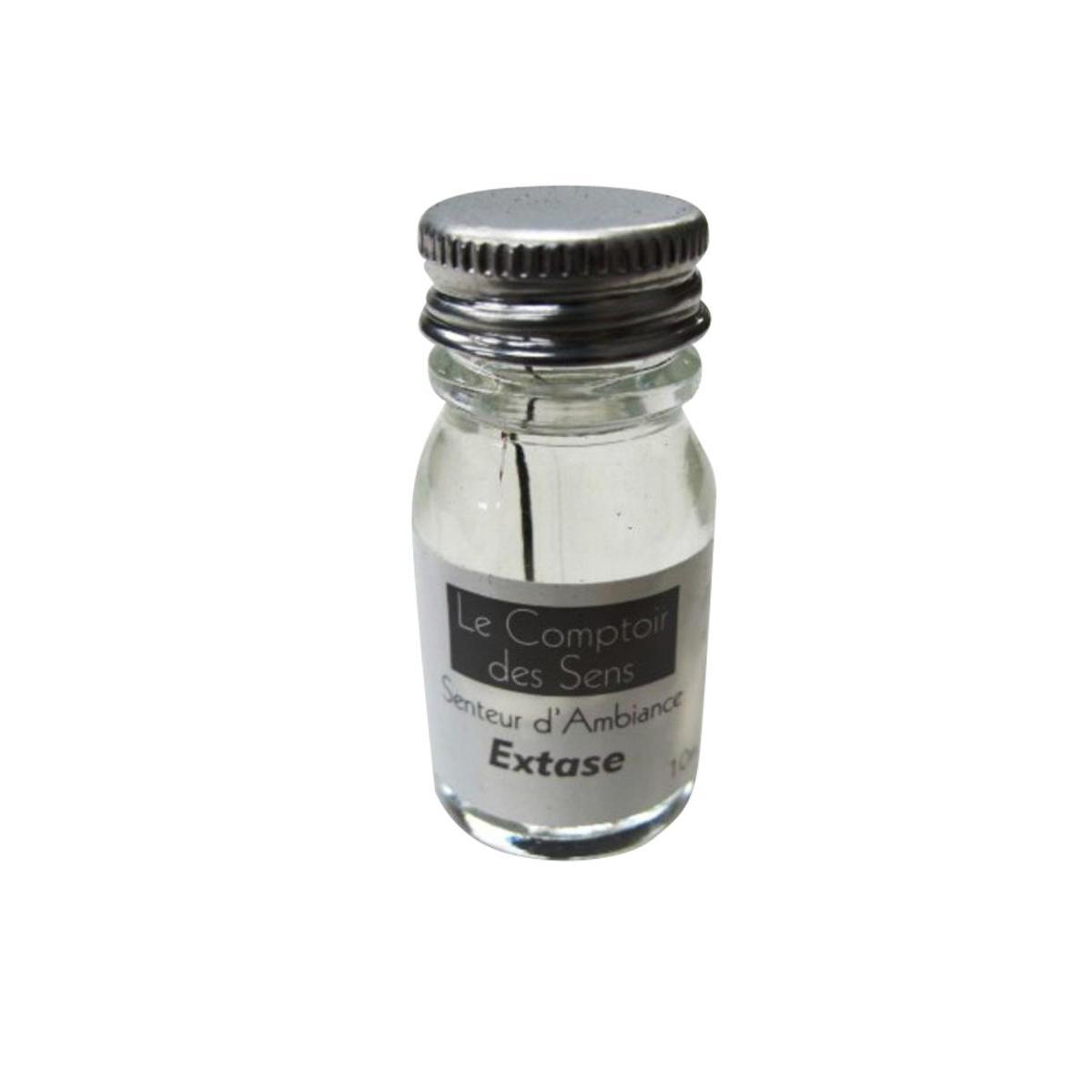 Extrait senteur extase - Verre - D 2,5 x 5 cm - 10 ml - Blanc
