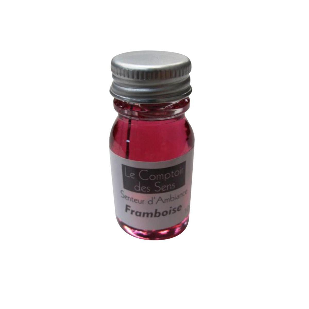 Extrait senteur framboise - Verre - D 2,5 x 5 cm - 10 ml - Rouge