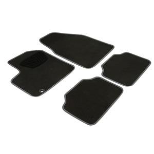 Tapis de voiture modèle Citroën® 5 pièces - L 70 x l 49 cm - Noir