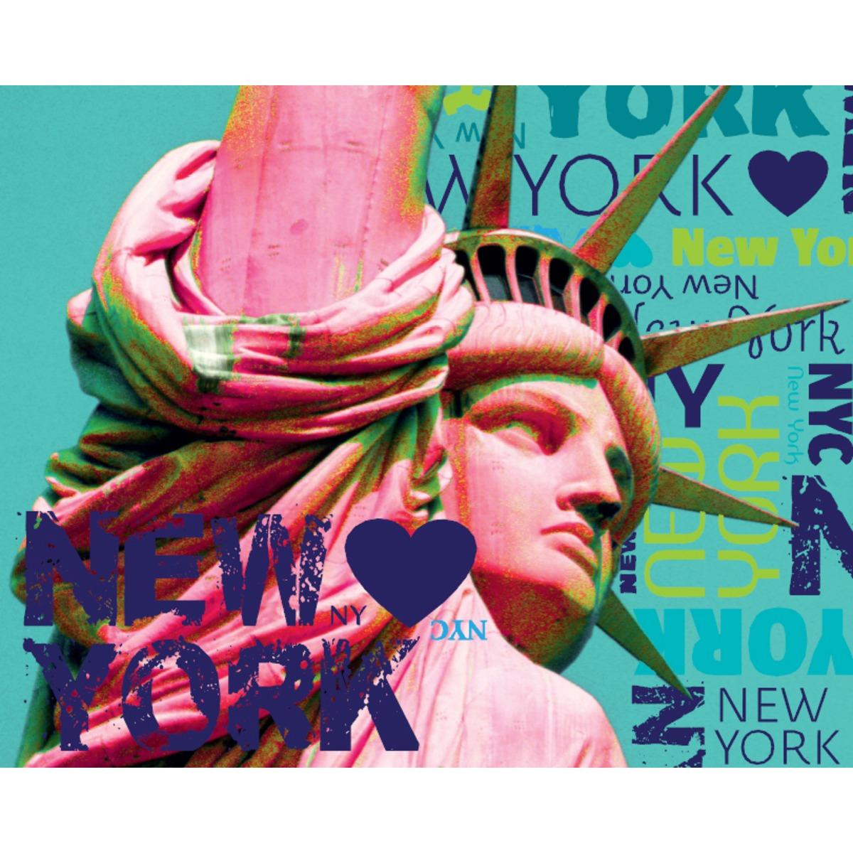 Toile imprimée - 20 x 25 cm - Statue de la liberté