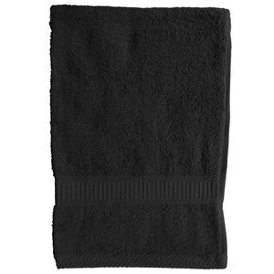 Serviette de toilette - 50 x 90 cm - noir réglisse