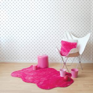 Tapis - 100% polyester - 86 x 137 cm - Rose