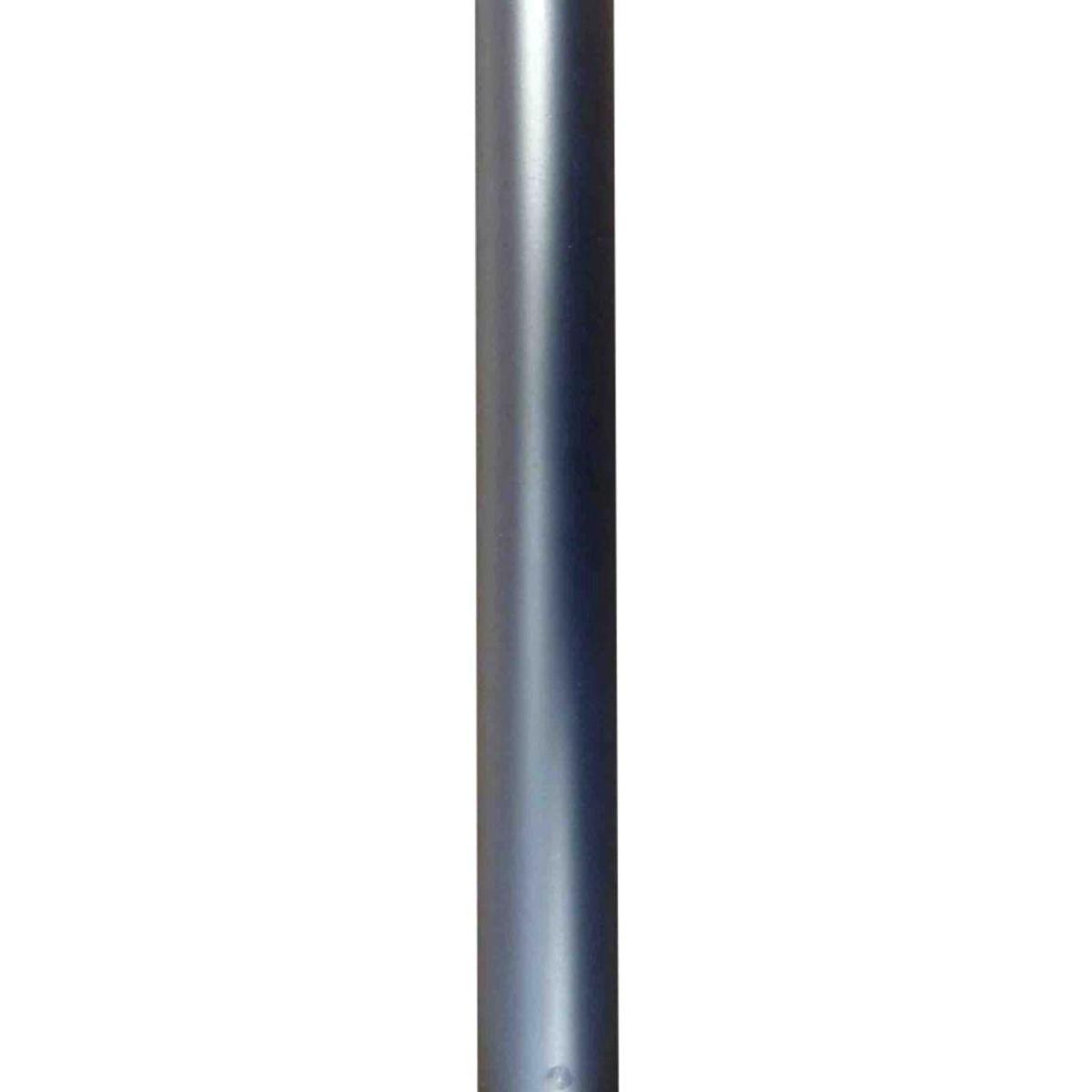 Tube en fer forgé extensible - ø 17 à 20 mm x L 1.85 à 3.5 m - Argent